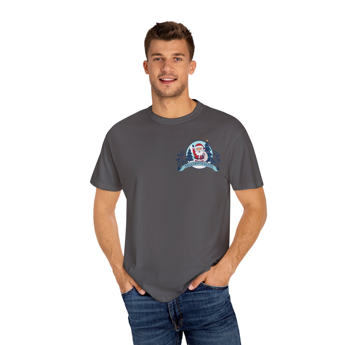 Festive Santa T-Shirt | Holiday Gift, Christmas Shirt, Unisex Tee, Family Gathering Wear, Seasonal Apparel