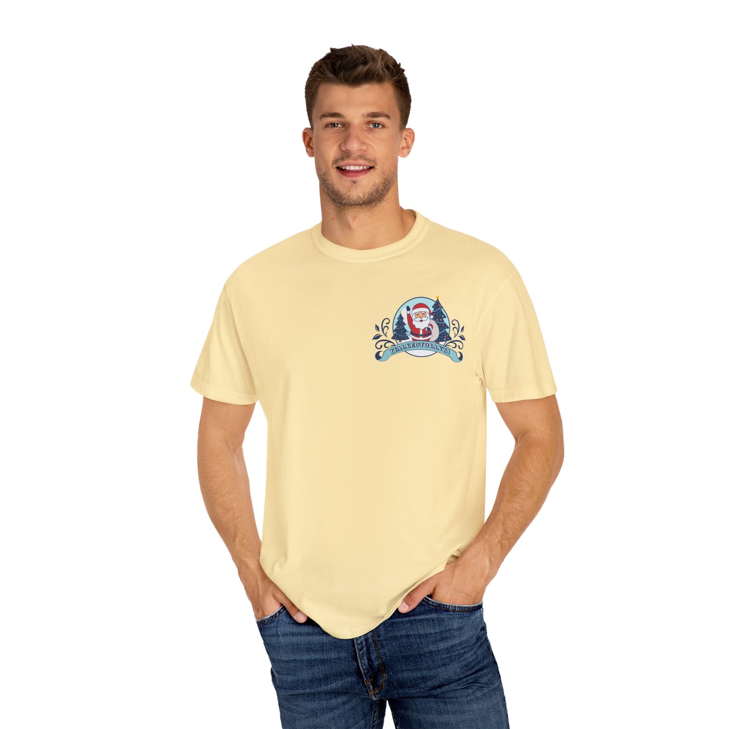 Festive Santa T-Shirt | Holiday Gift, Christmas Shirt, Unisex Tee, Family Gathering Wear, Seasonal Apparel