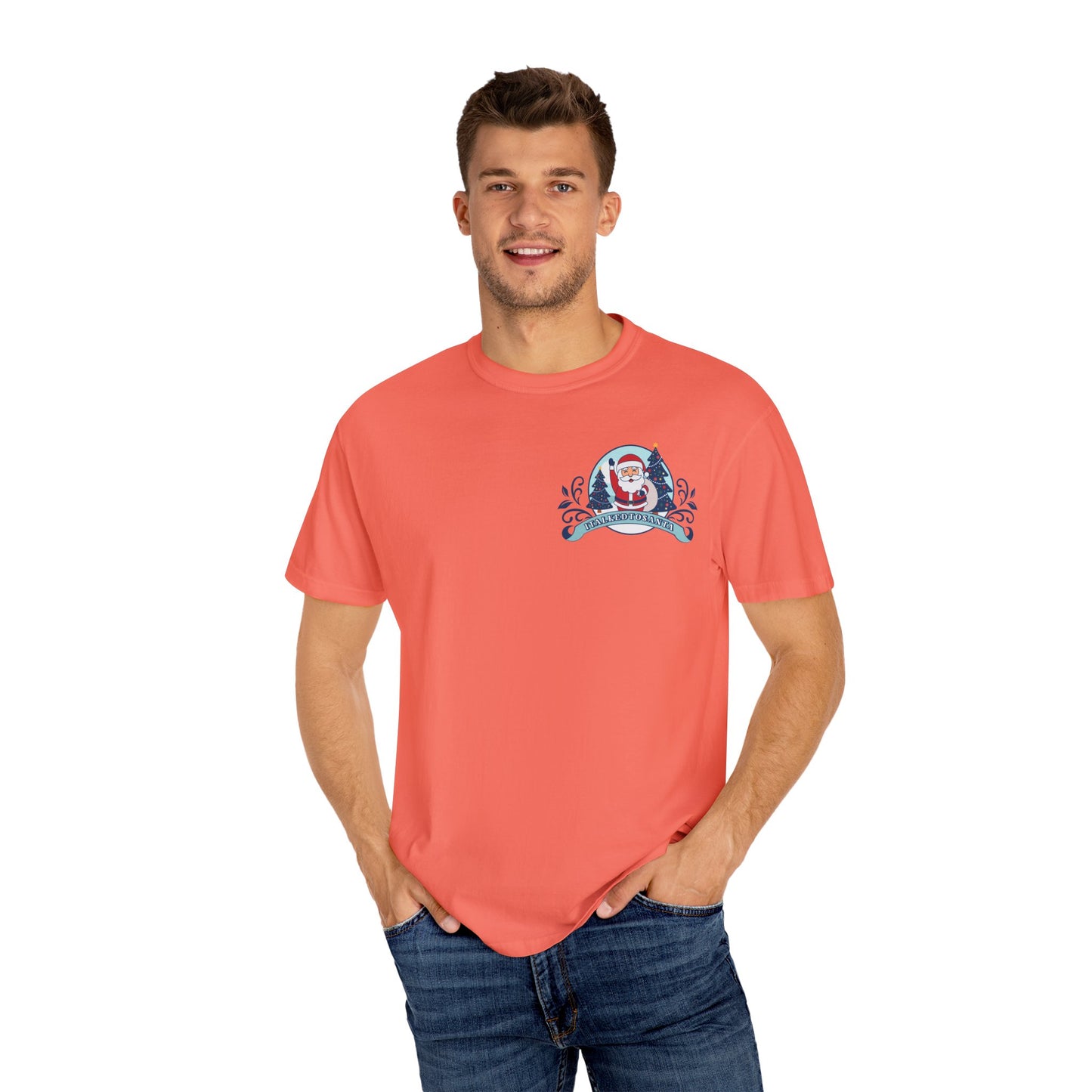 Festive Santa T-Shirt | Holiday Gift, Christmas Shirt, Unisex Tee, Family Gathering Wear, Seasonal Apparel
