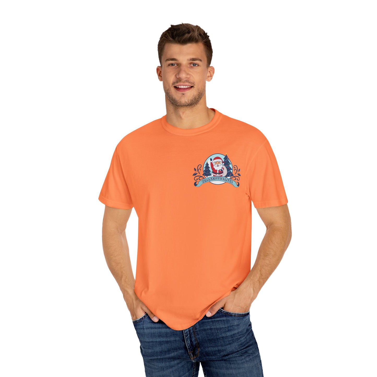Festive Santa T-Shirt | Holiday Gift, Christmas Shirt, Unisex Tee, Family Gathering Wear, Seasonal Apparel
