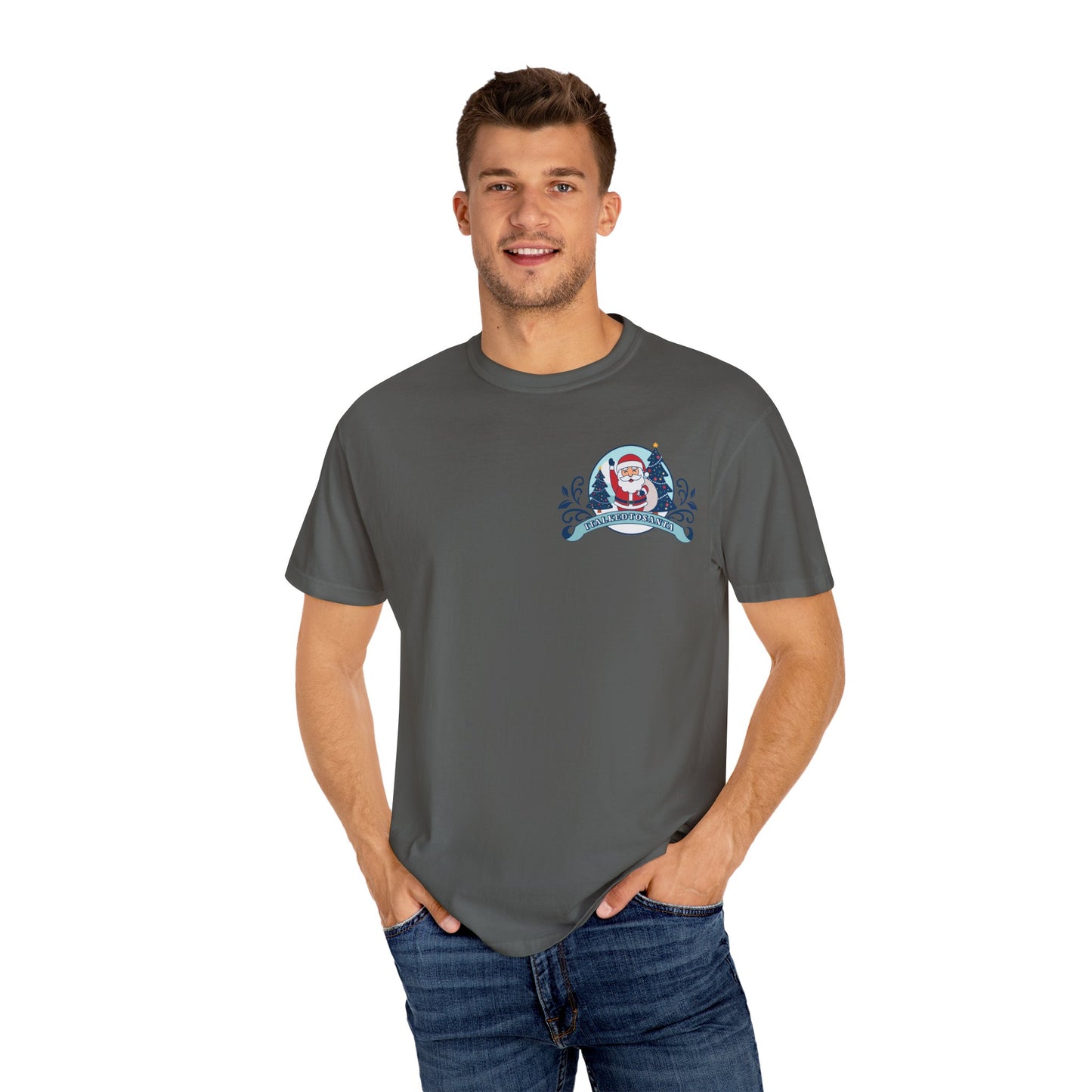 Festive Santa T-Shirt | Holiday Gift, Christmas Shirt, Unisex Tee, Family Gathering Wear, Seasonal Apparel