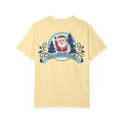 Festive Santa T-Shirt | Holiday Gift, Christmas Shirt, Unisex Tee, Family Gathering Wear, Seasonal Apparel