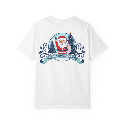 Festive Santa T-Shirt | Holiday Gift, Christmas Shirt, Unisex Tee, Family Gathering Wear, Seasonal Apparel